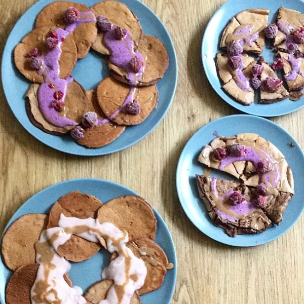 Schoko-Bananen-Pfannkuchen - Zarte Pflänzchen | Vegane Ernährungsberatung